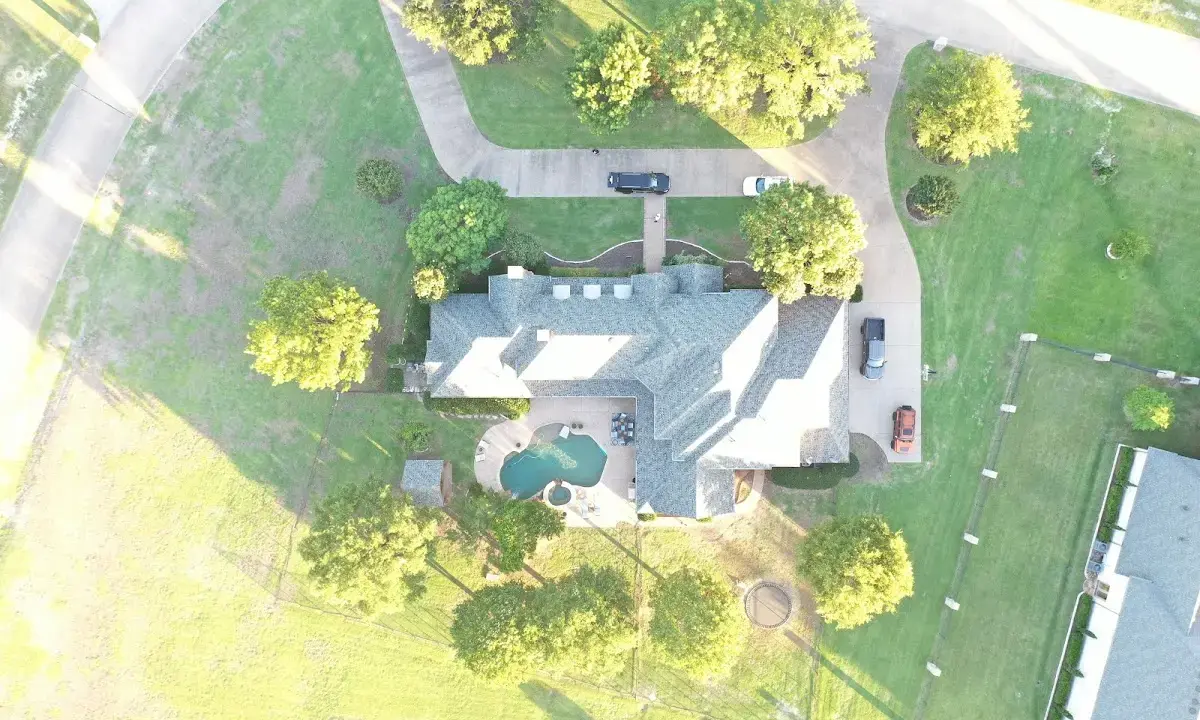 New shingle roof installation on a home in Norway